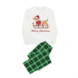 Christmas Matching Family Pajamas Merry Christmas Dachshund Green Pajamas Set