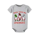Christmas Matching Family Pajamas Rollin' with My Gnomies Short Pajamas Set