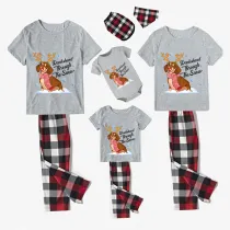 Christmas Matching Family Pajamas Dachshund Through the Snow White Short Pajamas Set