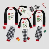 Christmas Matching Family Pajamas Hohoho Penguin Gray Pajamas Set