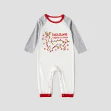 Christmas Matching Family Pajamas Dachshund Through the Snow Light White Pajamas Set