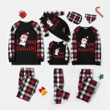 Christmas Matching Family Pajamas I Love My Family Penguin Red Pajamas Set