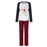Christmas Matching Family Pajamas Christmas String Light Bear White Pajamas Set