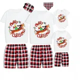 Christmas Matching Family Pajamas Dachshund Merry Christmas Gray Short Pajamas Set