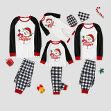 Christmas Matching Family Pajamas Merry Christmas Snowman Gray Pajamas Set
