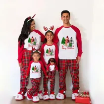 Christmas Matching Family Pajamas Merry Christmas Dachshund Tree Gray Pajamas Set