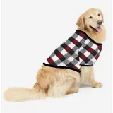 Christmas Matching Family Pajamas Here Comes Santa Paws Red Pajamas Set