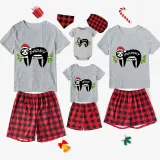 Christmas Matching Family Pajamas Sloth Family Gray Short Pajamas Set