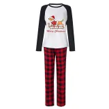 Christmas Matching Family Pajamas Merry Christmas Dachshund White Pajamas Set