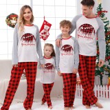 Christmas Matching Family Pajamas Dinosaur Merry Christmas White Pajamas Set