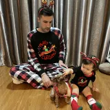 Christmas Matching Family Pajamas Dachshund Merry Christmas Red Pajamas Set