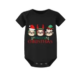 Christmas Matching Family Pajamas Merry Christmas Sloth Black Pajamas Set