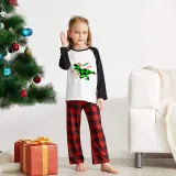 Christmas Matching Family Pajamas Dinosaur Rawr Fala White Pajamas Set