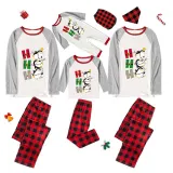 Christmas Matching Family Pajamas Hohoho Penguin White Pajamas Set