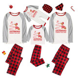 Christmas Matching Family Pajamas Dachshund Through the Snow White Pajamas Set