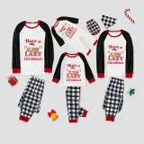 Christmas Matching Family Pajamas Have A Lazy Christmas Gray Pajamas Set