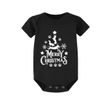 Christmas Matching Family Pajamas Merry Christmas Dachshund Black Pajamas Set