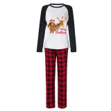 Christmas Matching Family Pajamas Merry Christmas Dachshund White Pajamas Set