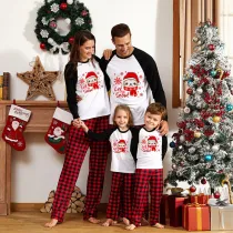 Christmas Matching Family Pajamas Let It Snow Sloth White Pajamas Set