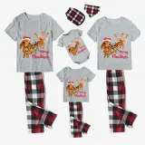 Christmas Matching Family Pajamas Merry Christmas Dachshund White Short Pajamas Set