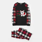 Christmas Matching Family Pajamas Here Comes Santa Paws Red Pajamas Set