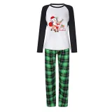 Christmas Matching Family Pajamas Merry Christmas Penguin Deer Green Pajamas Set
