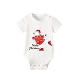 Christmas Matching Family Pajamas Skating Bear Merry Christmas Green Pajamas Set