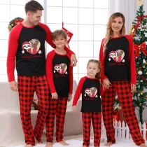 Christmas Matching Family Pajamas Merry Christmas Sloth Red Pajamas Set