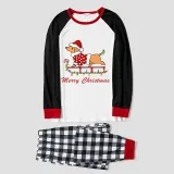 Christmas Matching Family Pajamas Merry Christmas Dachshund Gray Pajamas Set