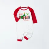 Christmas Matching Family Pajamas I'll Be with Gnome For Christmas Gray Pajamas Set