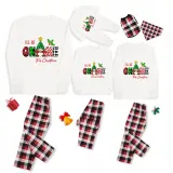 Christmas Matching Family Pajamas I'll Be with Gnome For Christmas White Pajamas Set