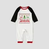 Christmas Matching Family Pajamas Merry Christmas Dachshund Print Gray Pajamas Set