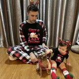 Christmas Matching Family Pajamas Have A Lazy Christmas Red Pajamas Set