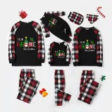 Christmas Matching Family Pajamas I'll Be with Gnome For Christmas Black Red Pajamas Set