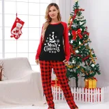 Christmas Matching Family Pajamas Merry Christmas Dachshund Red Pajamas Set
