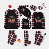 Christmas Matching Family Pajamas Rollin' with My Gnomies Black Red Pajamas Set