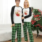 Christmas Matching Family Pajamas Merry Christmas Sloth Green Pajamas Set