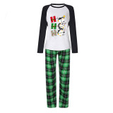 Christmas Matching Family Pajamas Hohoho Penguin Green Pajamas Set
