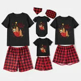 Christmas Matching Family Pajamas Merry Christmas Sloth Black Pajamas Set