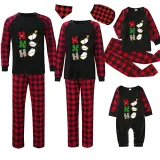 Christmas Matching Family Pajamas Hohoho Penguin Black Pajamas Set