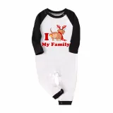 Christmas Matching Family Pajamas I Love My Family Dachshund Green Pajamas Set