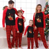 Christmas Matching Family Pajamas Merry Christmas Sloth Red Pajamas Set