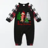 Christmas Matching Family Pajamas Merry Christmas Dachshund Tree Red Pajamas Set