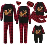 Christmas Matching Family Pajamas Merry Christmas Dachshund Black Pajamas Set
