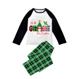 Christmas Matching Family Pajamas I'll Be with Gnome For Christmas Green Pajamas Set