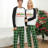 Christmas Matching Family Pajamas Merry Christmas Dachshund Heart Green Pajamas Set
