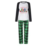 Christmas Matching Family Pajamas Hanging with My Friends Gnomies Green Pajamas Set