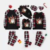 Christmas Matching Family Pajamas Crutches Gnomie with Deer White Short Pajamas Set