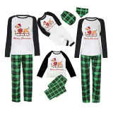 Christmas Matching Family Pajamas Merry Christmas Dachshund Green Pajamas Set
