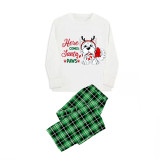 Christmas Matching Family Pajamas Here Comes Santa Paws Green Pajamas Set